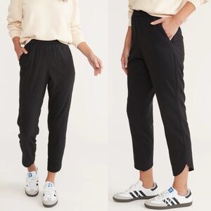 Marine Layer XL Allison Pant Black Elastic Waist Pull On